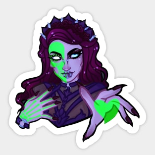 Gothic Lady Sticker